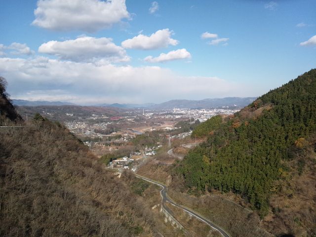 ダムからの眺めです。
秩父の街並みが見えます。_浦山ダム