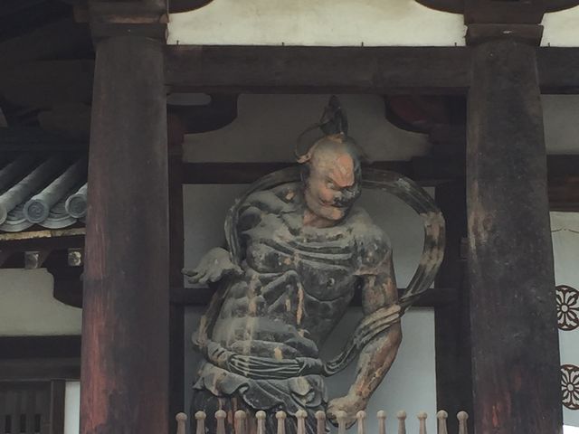 法隆寺金剛力士像 吽形_法隆寺