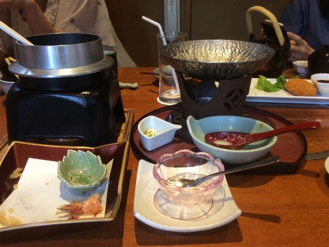 完食です。。(^o^)_かに料理 大宮甲羅本店