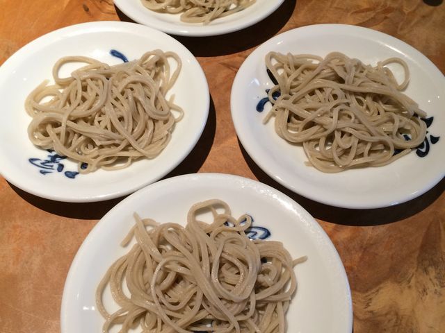 そば_沢庵