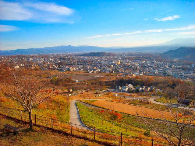 ハローアニマルからの眺望・・・・・小諸市街地が一望出来る_長野県動物愛護センター(ハローアニマル)