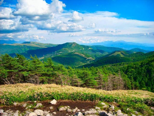 ビーナスラインの三峰展望台から撮影した写真です。_ビーナスライン
