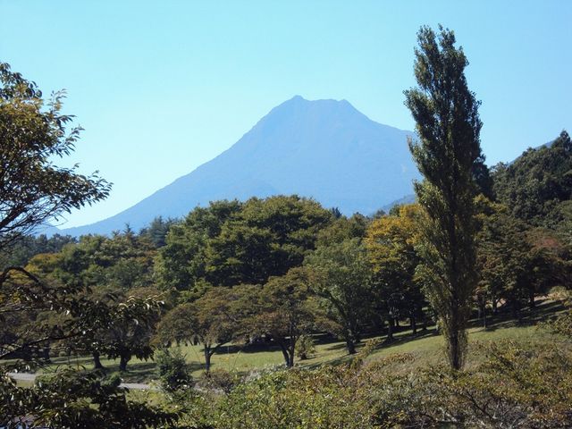 由布山の見え方_志高湖
