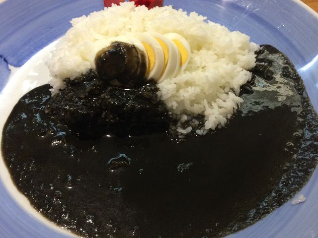 ゆで卵カレー_ブラック