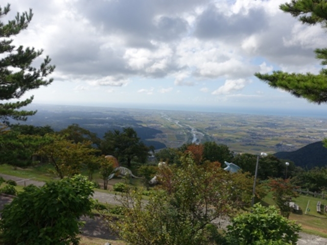 展望台からの眺め。_獅子吼高原