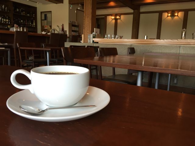 入った時には貸し切り状態。_CAFE&BAR 楽水楽山