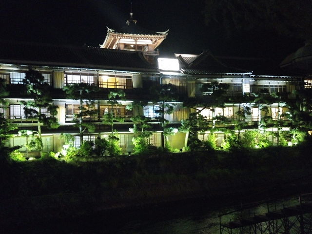 綺麗なライトアップでした。_東海館