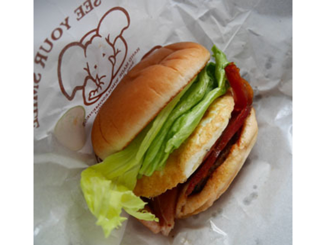 ベーコンエッグバーガー_Big Man佐世保店