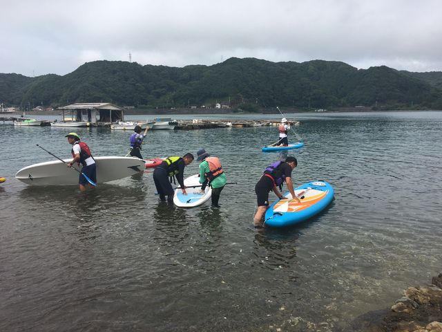 いざ出発!_太地フィールドカヤック