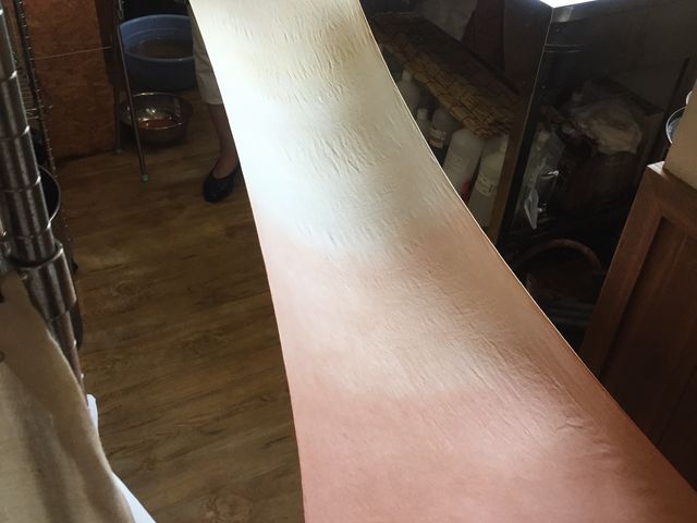 ストールです!グラデーションに染めました(*^^*)_染・手作り工房 かみや