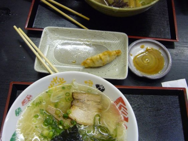 ラーメン。_民宿和風レストラン さんわ