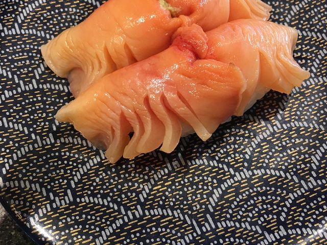 美味しかった赤貝_地魚回転寿司 船主 総本店