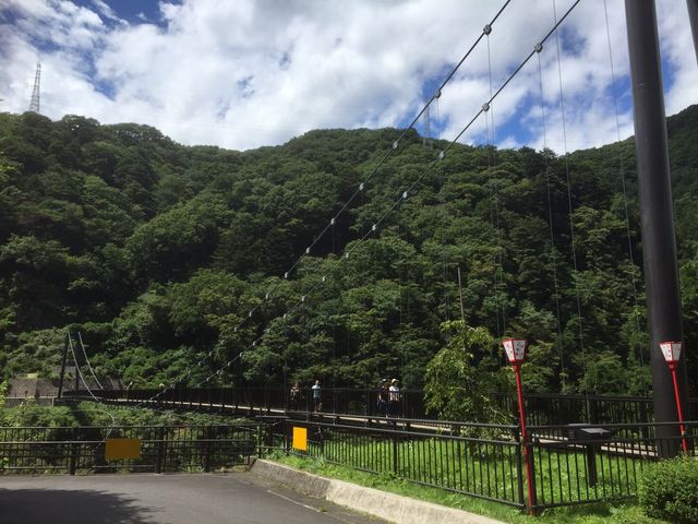 吊橋写真_鬼怒楯岩大吊橋
