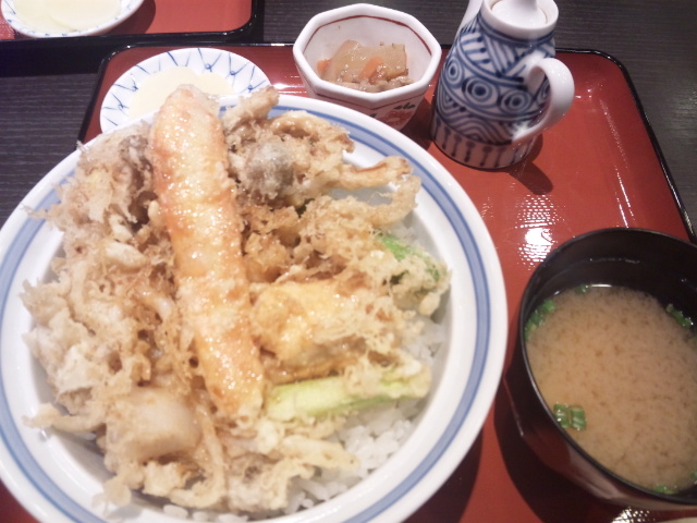特選海鮮かき揚げ丼_はげ天 本店