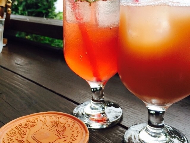 コースターも可愛い!_カフェ Lodge