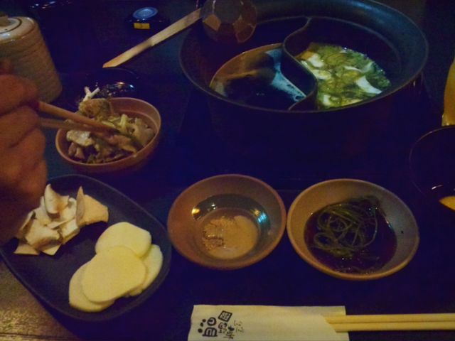 今度はコラーゲンの出汁にしよ〜♪_しゃぶしゃぶ温野菜 八王子店