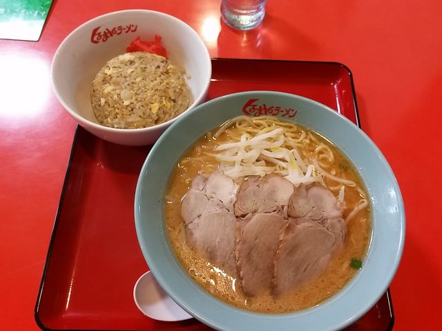 3枚入り味噌チャーシュー 半チャーハン_くるまやラーメン 横手インター店