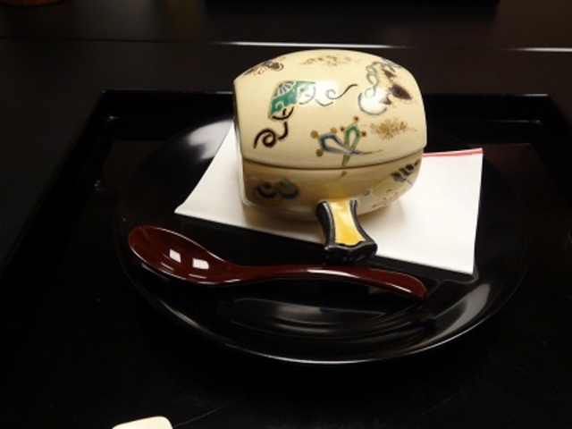 打出の小槌の器に「このわた」_たか田八祥