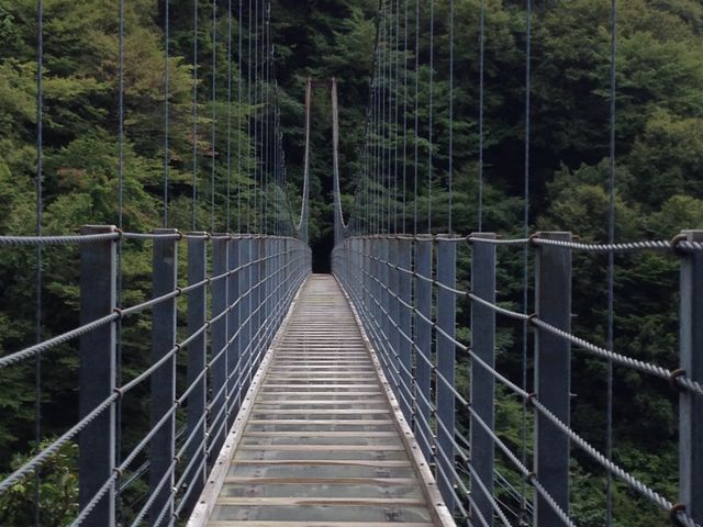 思わず足がすくむ。_白龍妃橋・王橋(白水の滝)