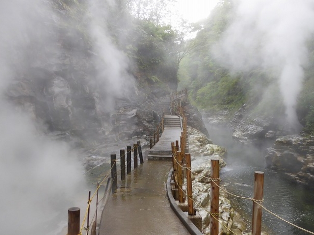 秋田県・湯沢市・小安峡_小安峡