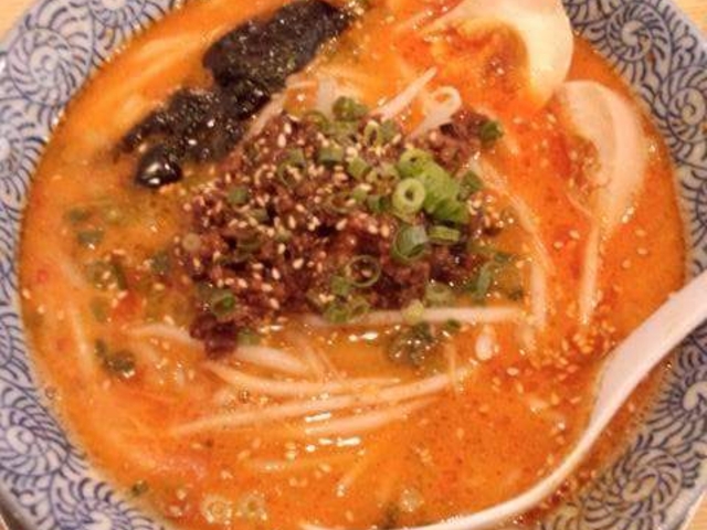 まるげんの担々麺。_博多中華そば まるげん