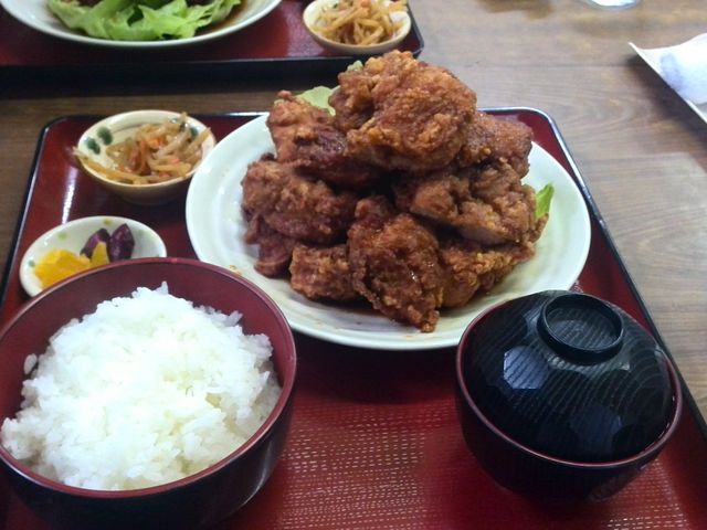 ザンタレ定食 ボリューム抜群_南蛮酊