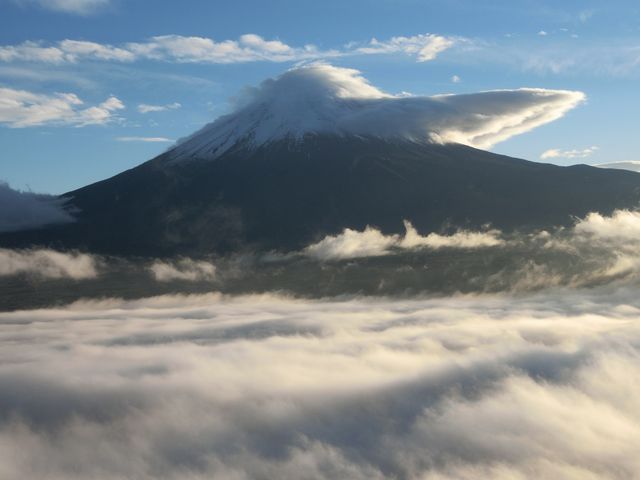 富士山だけじゃなく、雲海もみることができました^^_富士山パノラマロープウェイ