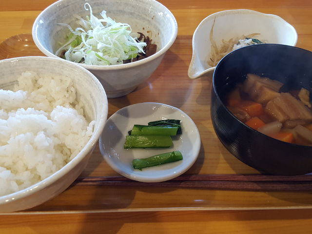 もち豚煮込み定食_道の駅 南魚沼