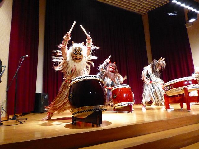 ナマハゲふれあい太鼓ライブ_男鹿温泉交流会館五風
