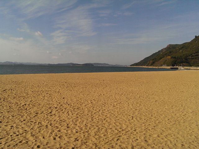 渋川海岸西向きに撮影_渋川海岸