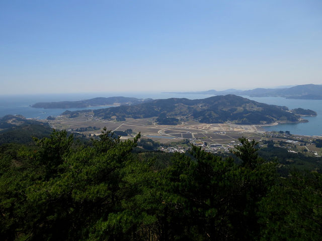 箱根山展望台より広田半島を撮影_箱根山
