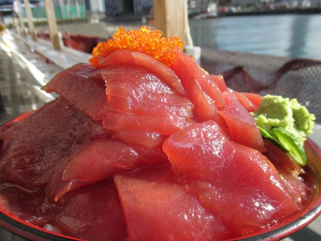 デカ盛りマグロ丼_マグロ卸のマグロ丼の店(トヨミフィッシャーズテラス- とよてら)
