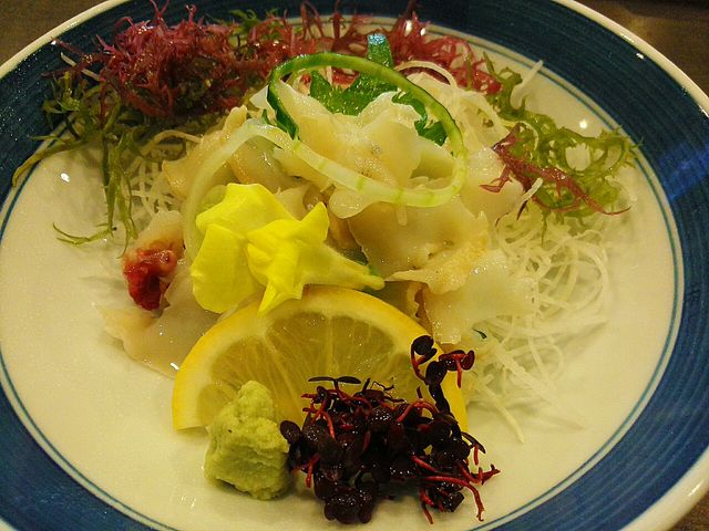 バイ貝刺身♪(ゝω∂)_わっしょい
