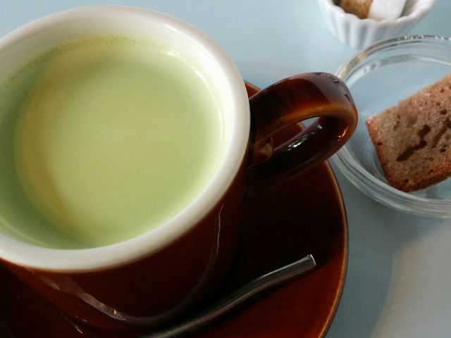 抹茶ラテ_ブルーブルーカフェ