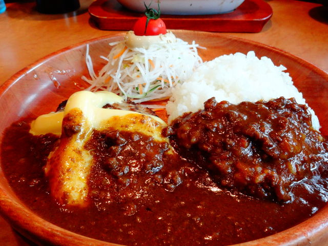 チーズカリーバーグディッシュ_びっくりドンキー 河原町店