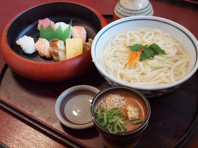 寿司定食_うどん処 やまき醤油蔵