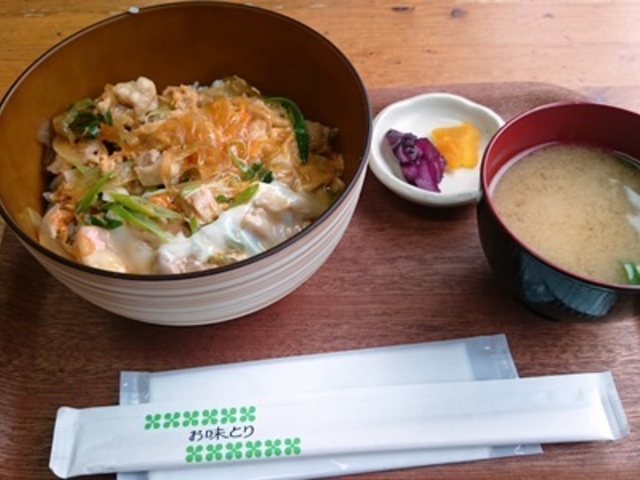 梅鳥の親子丼_ふるさとセンター大塔