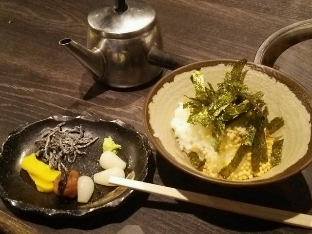 〆のお茶漬け。めちゃくちゃオススメ_炭火焼肉屋台 たじま屋 兵庫店