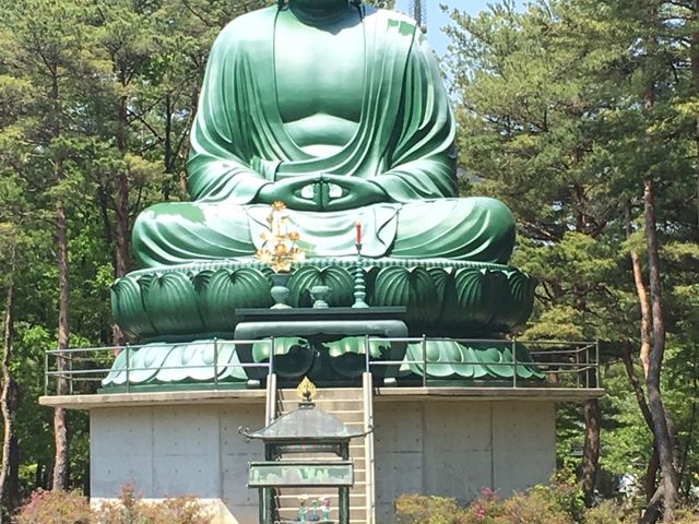 比較的新しくて綺麗でした。
_能登長寿大仏