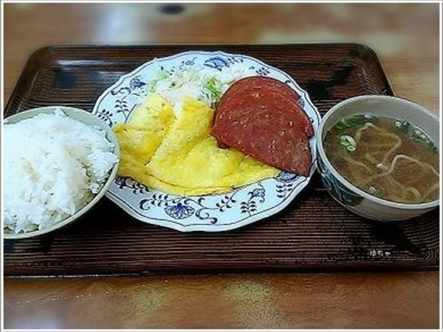 ポーク玉子定食_やんばる食堂