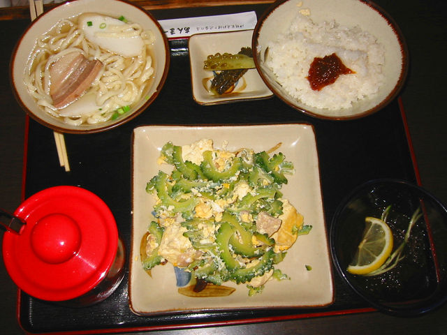 ゴーヤーチャンプル_あんまー食堂