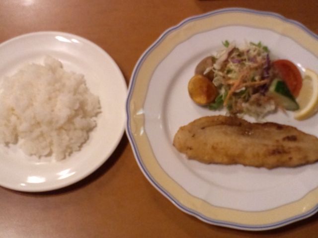 白身魚のムニエル_山西福祉記念会館レストラン愛
