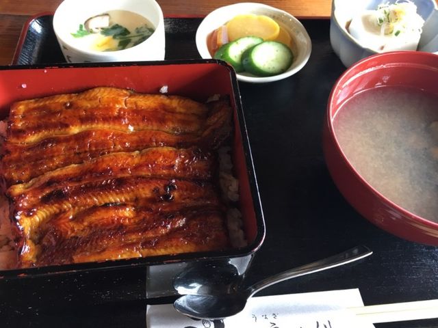 しじみのお味噌汁も絶品_うなぎ う女川