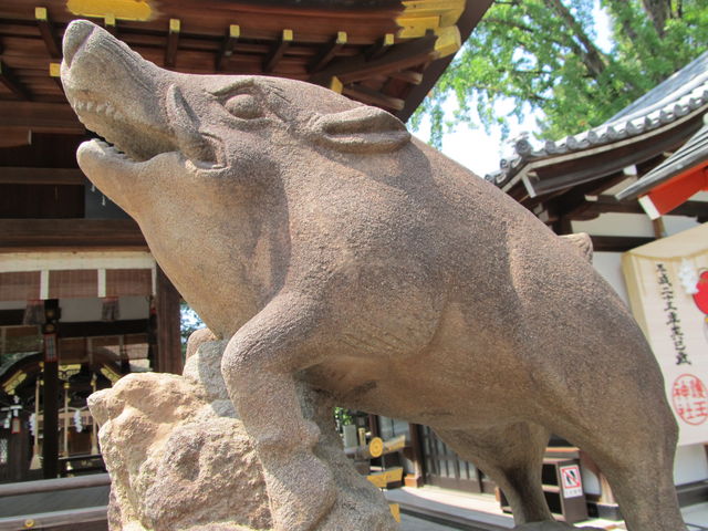 狛いのしし_護王神社