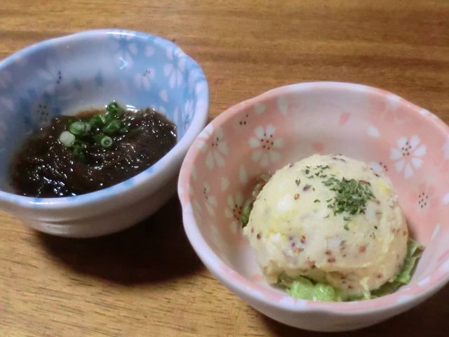 もずくとポテサラ_てっぺん