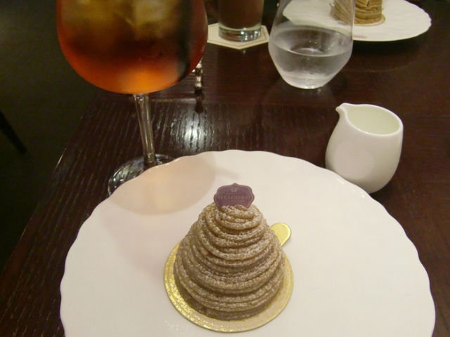 ケーキセットのモンブラン_平五郎