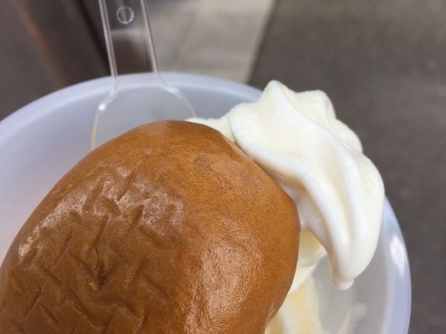 娘娘まんじゅうアイス_道の駅 山中温泉ゆけむり健康村