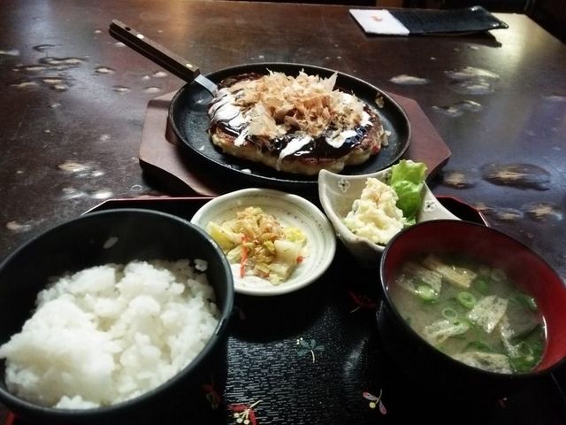 ぶた玉ランチ_お好み焼きマツモト