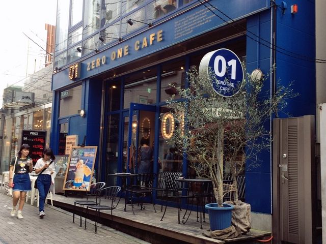 かわいらしい外観です。_ZERO ONE CAFE