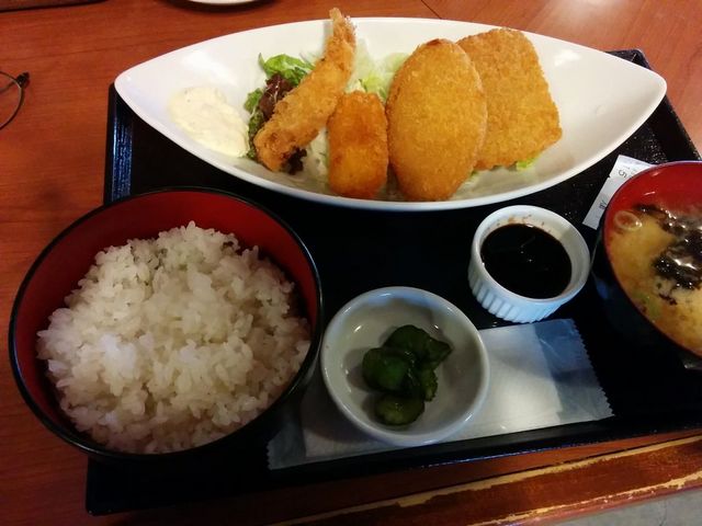 ミックスフライ定食_雅屋 溜池山王店